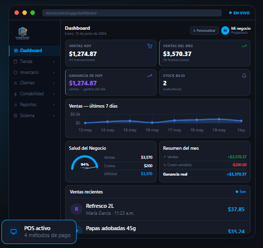 MicroControl — Gestión Inteligente de Inventario